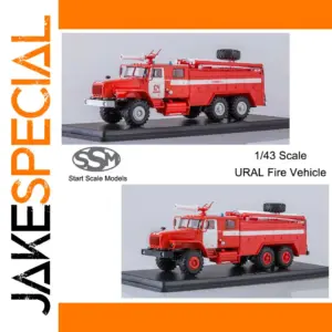 1/43 Scale Diecast URAL Fire Truck Model