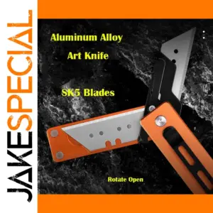Aluminum Alloy Utility Knife with SK5 Blades