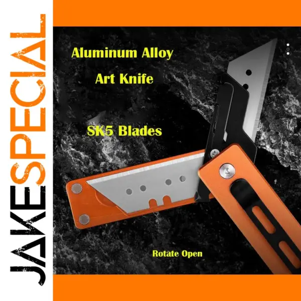 Aluminum Alloy Utility Knife with SK5 Blades