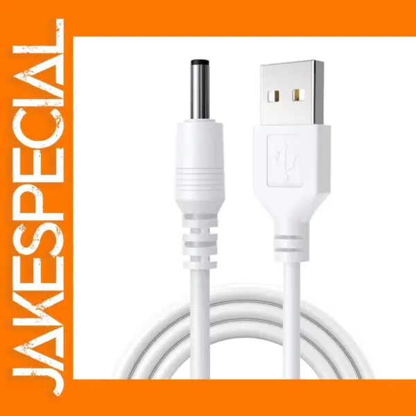 USB to DC 3.5x1.35mm Power Cable 0.3/0.5/1M