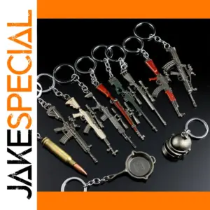 PUBG Mini Gun Keychain Collectible Accessory