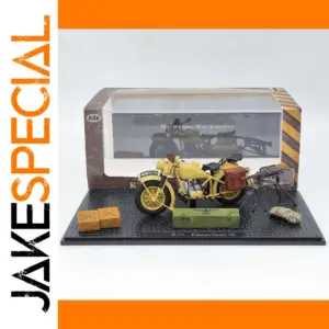 1:24 R75 Panzerfaust 30 Military Motorcycle Model