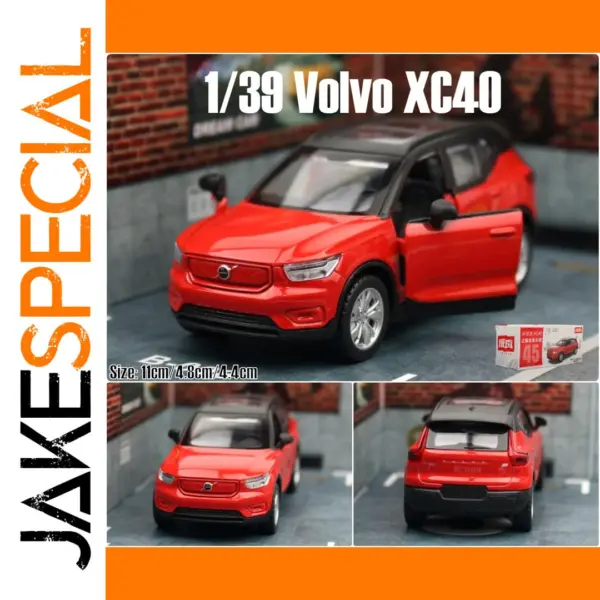 Volvo XC40 Diecast SUV Toy Car 1:36 Scale