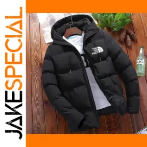 Men's Lightweight Hooded Winter Jacket XS-4XL