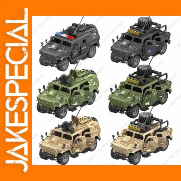 Armored Vehicle Building Blocks Model Toy