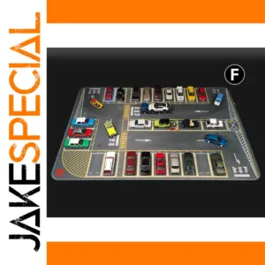 1:64 Scale Car Parking Lot Mouse Pad Mat