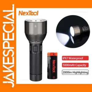 NexTool 2000lm Rechargeable Flashlight IPX7