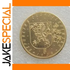 1936-1951 Czechoslovakia 5 Ducats Replica Coins