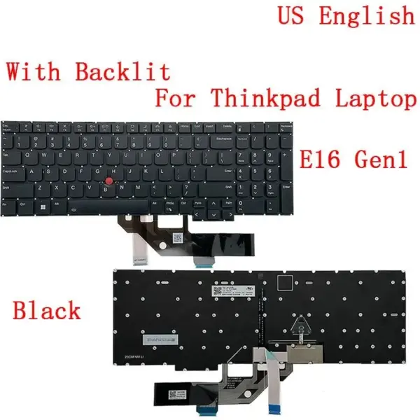 Backlit Keyboard for Lenovo ThinkPad E16 Gen1 - Image 8