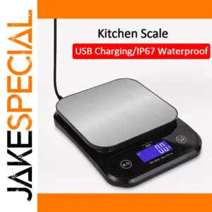 Rechargeable Digital Kitchen Scale 10kg/1g