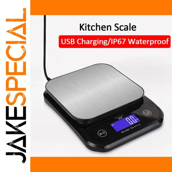 Rechargeable Digital Kitchen Scale 10kg/1g
