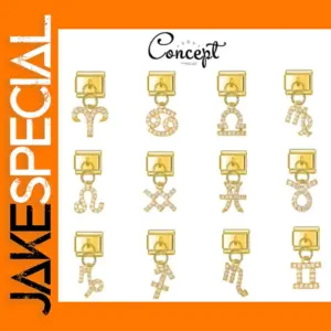Zodiac Sign Stainless Steel Charm Bracelet