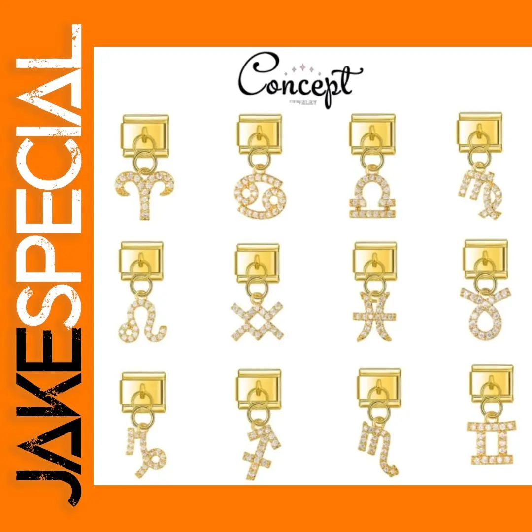 Zodiac Sign Stainless Steel Charm Bracelet 1 Zodiac Sign Stainless Steel Charm Bracelet