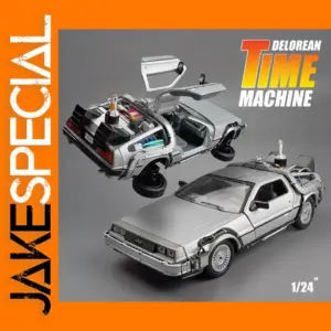 WELLY 1:24 DMC-12 Delorean Diecast Model Car