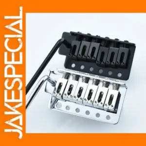 Electric Guitar Tremolo System Bridge Set Black Chrome