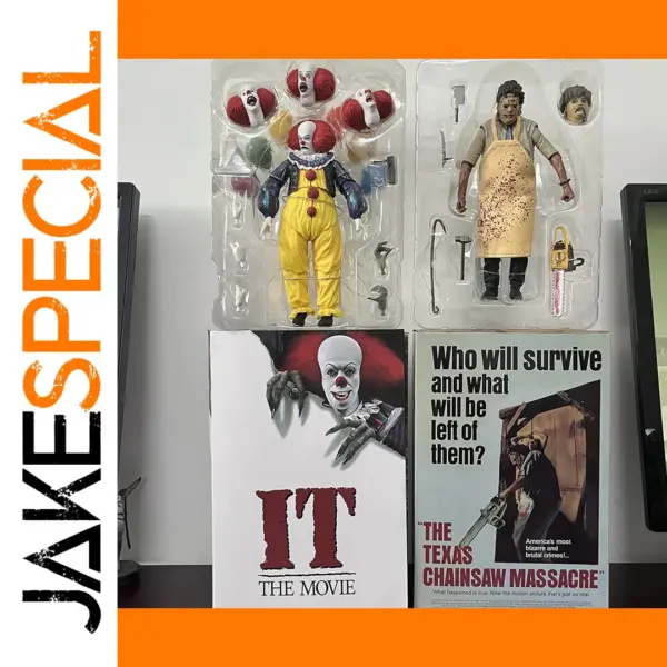 NECA Pennywise Leatherface Horror Action Figure