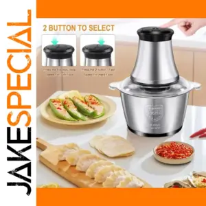 Electric Meat Grinder 2L PDQ Stainless Steel Model