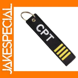 Aviation Themed Double-Sided Keychain Gift