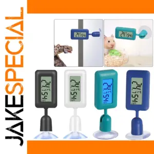Reptile Thermometer Hygrometer with Suction Cup