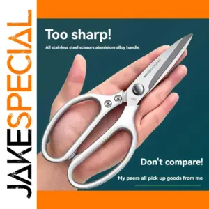 Professional 8.5-inch Stainless Steel Kitchen Scissors