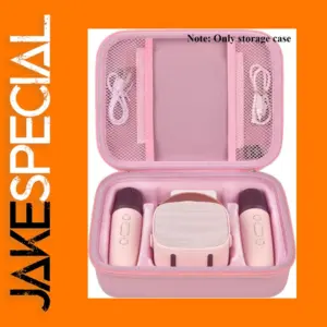 Kids Mini Karaoke Machine Microphone Storage Case