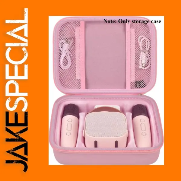 Kids Mini Karaoke Machine Microphone Storage Case
