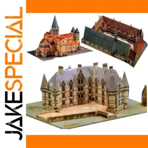 Hand-painted Paper Model DIY Architecture Kit