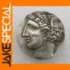 Ancient Greek 10 Drachma Coin Replica
