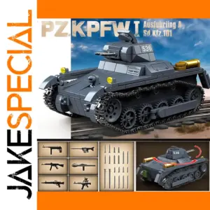 World War II Tiger Building Block Model