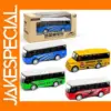 Alloy Pull Back Bus Model Toy for Kids