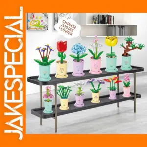 Colorful Flower Pot Building Blocks Set