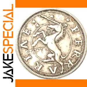 Vintage 1505 Ferrara 2 Soldi Unicorn Replica Coin