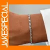 Sleek Stainless Steel Chain Bracelet for Women