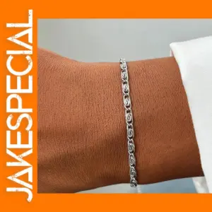 Sleek Stainless Steel Chain Bracelet for Women