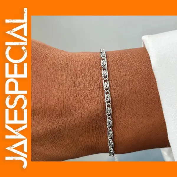 Sleek Stainless Steel Chain Bracelet for Women