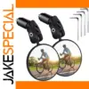 Wide-Angle Bicycle Rearview Mirror for Handlebar
