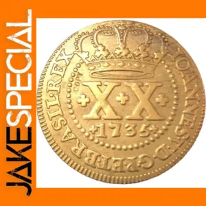 1735 Brazil 20 Reis Replica Coin
