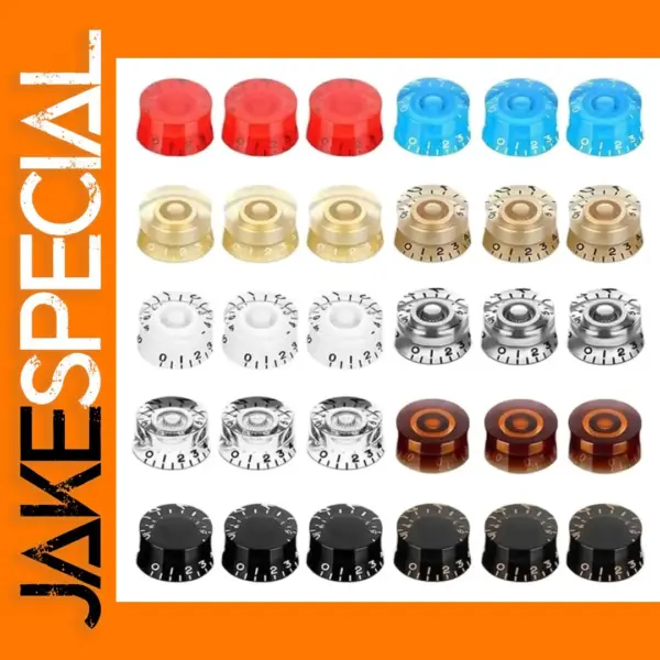 2pcs Electric Guitar Tone Volume Control Knobs