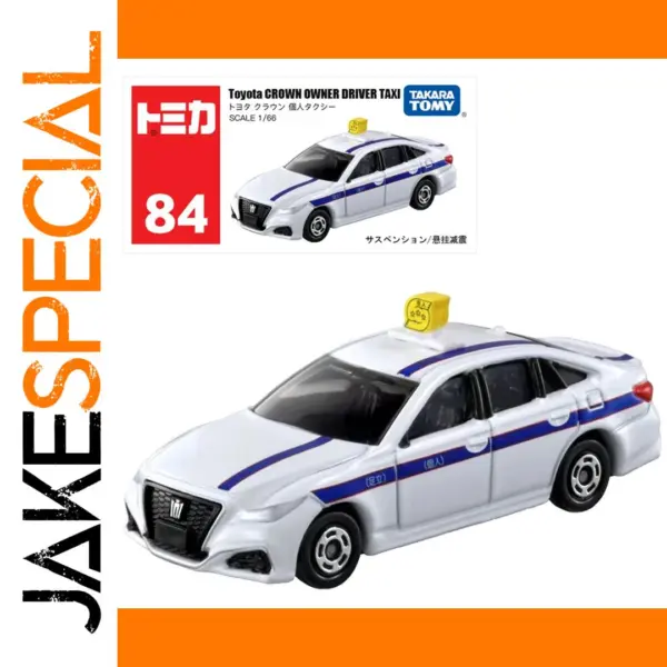 Toyota Crown Diecast Taxi Model 1:64 Scale