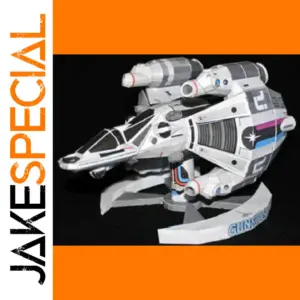 Final Star Warrior 3D Paper Model Kit