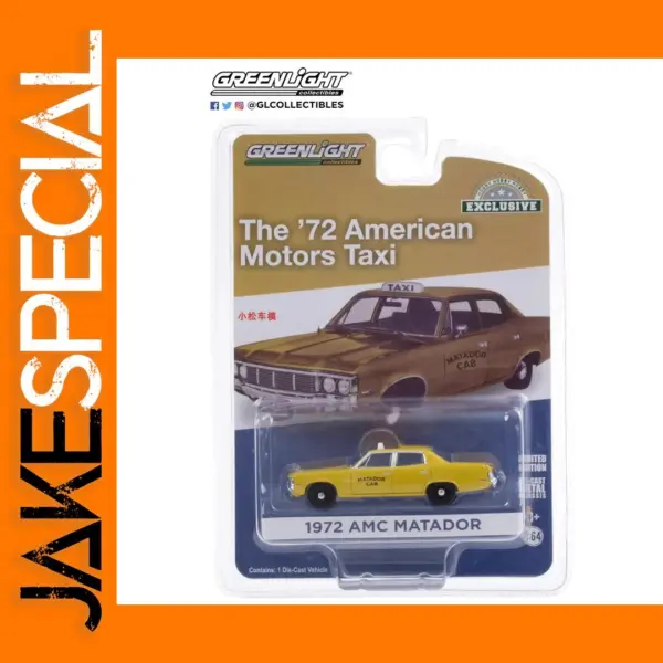 1:64 1972 AMC Matador Diecast Model Car