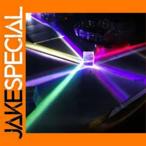10mm K9 Glass Cube Prism for Light Effects