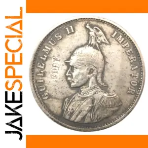 1892 German East Africa Silver-Plated Coin