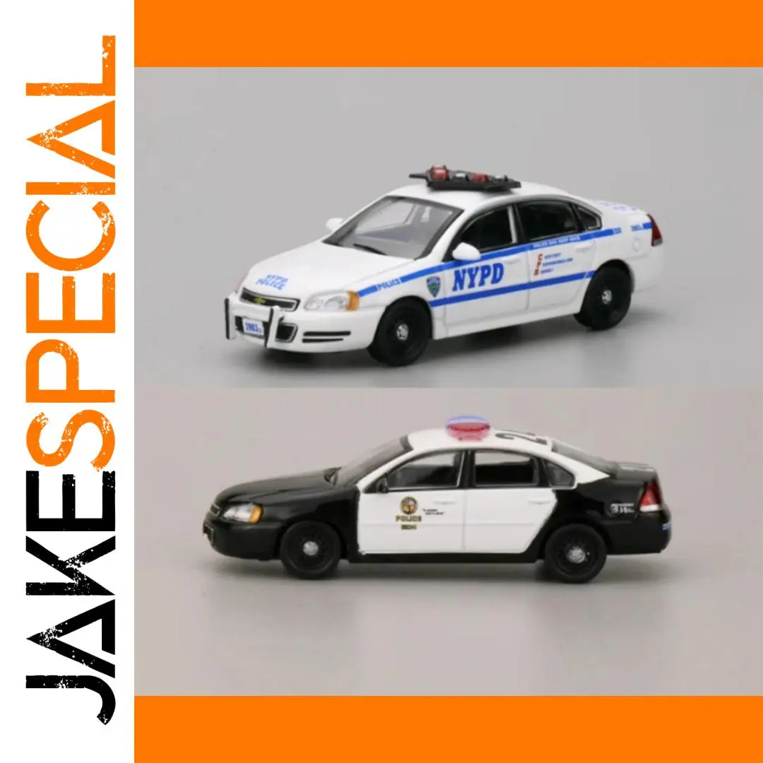 1/64 Scale Chevrolet Impala Police Model Car 1 1/64 Scale Chevrolet Impala Police Model Car