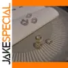 Silver Leaf Clip Earrings Set for Women and Men