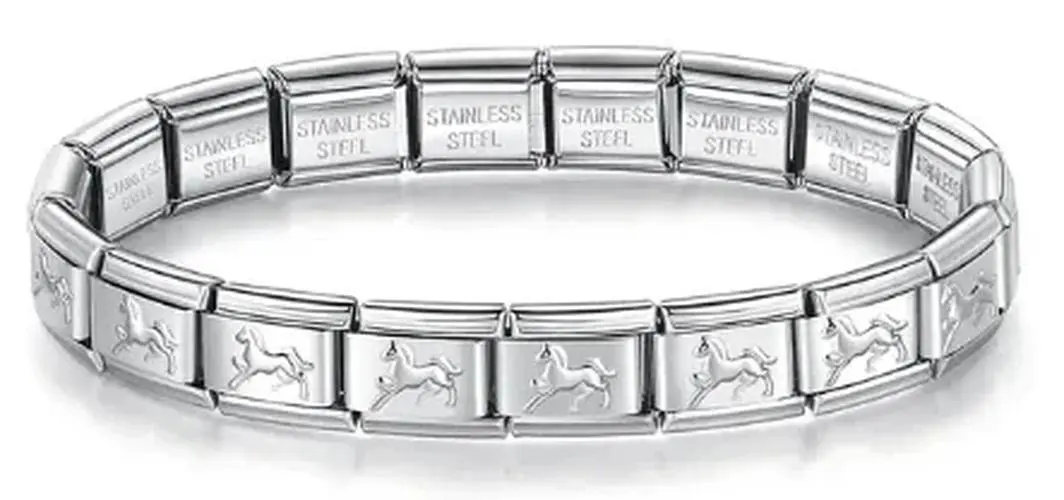 Stainless Steel Heart Flower Butterfly Bracelet 21 Stainless Steel Heart Flower Butterfly Bracelet - Image 21