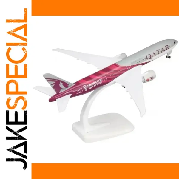 Qatar Airways Boeing 777 Diecast Model 20cm