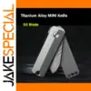 Titanium Alloy D2 Folding Knife EDC Tool