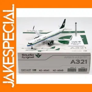 Saudi Arabian Airlines Airbus A321 Diecast Model 1:200