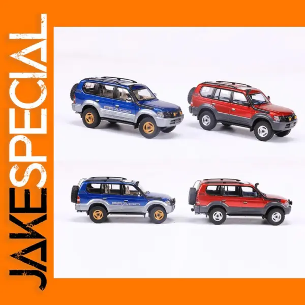 1:64 Scale Toyota Land Cruiser Prado Diecast Model